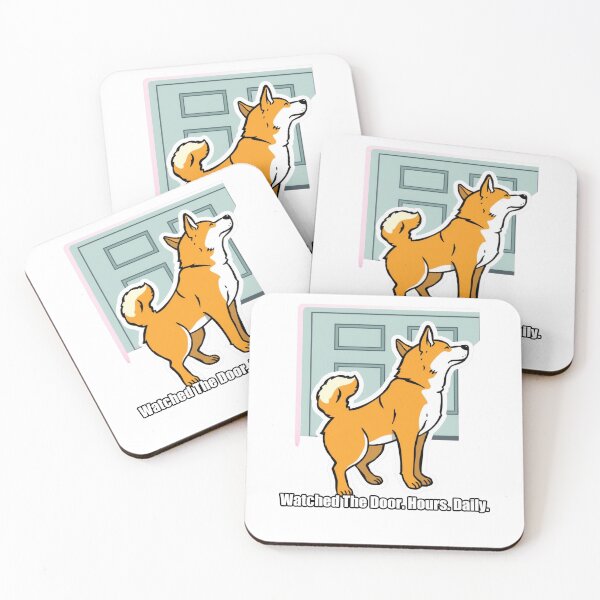 Item preview, Akita - Watched The Door Hours Daily - Funny Akita Gift designed and sold by pawdrops.