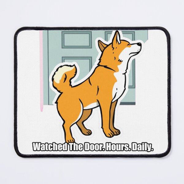 Item preview, Akita - Watched The Door Hours Daily - Funny Akita Gift designed and sold by pawdrops.