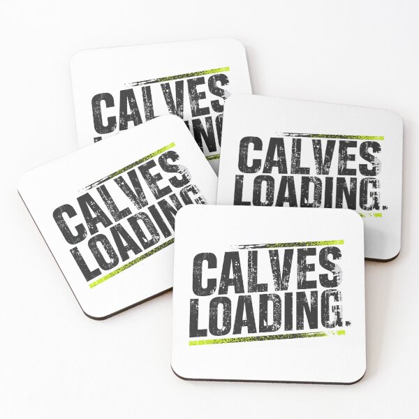 Item preview, Calves Loading – Funny Gym Bro Meme | Leg Day Fitness Workout designed and sold by Sparkofart07.