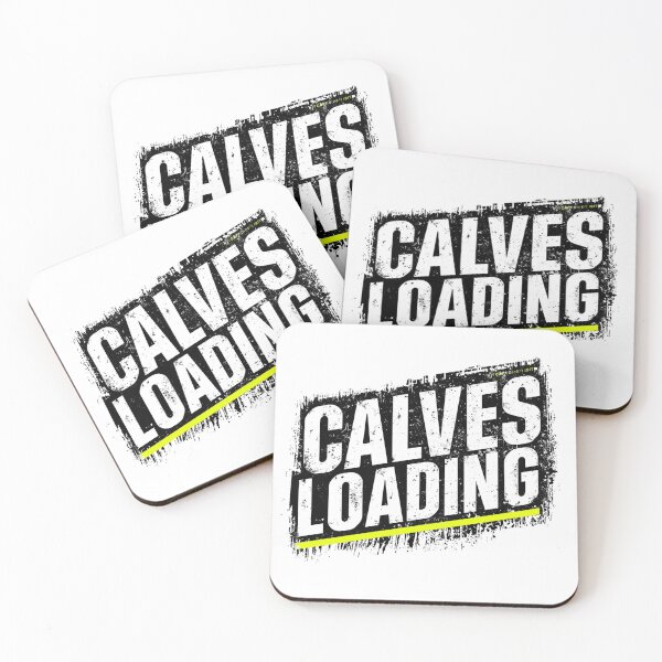 Item preview, Calves Loading – Funny Gym Bro Meme | Leg Day Fitness Workout designed and sold by Sparkofart07.