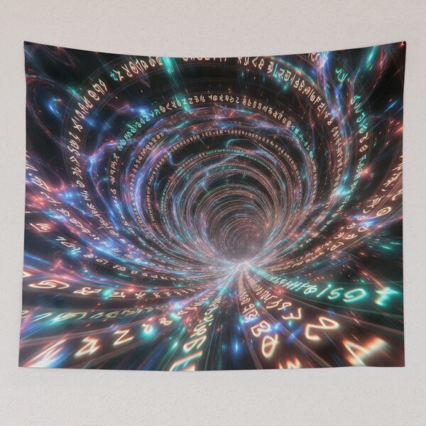 Item preview, "Neon Rune Vortex: Inside the Portal" designed and sold by RavenCrow444.