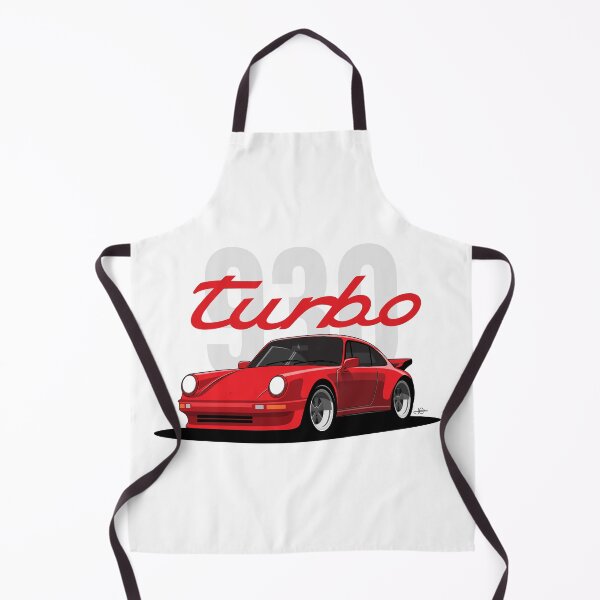 Item preview, Red Retro 930 turbo illustration designed and sold by blackdogshop.