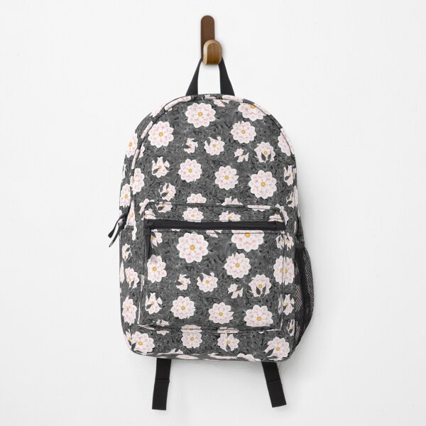 Item preview, Elegant Pink and Gray Modern Floral Pattern designed and sold by GraffiTimi.