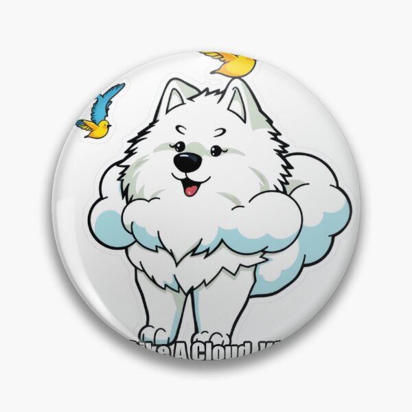 Item preview, Samoyed - Looked Like A Cloud Was Fluffy - Funny Samoyed Gift designed and sold by pawdrops.
