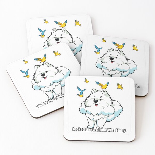 Item preview, Samoyed - Looked Like A Cloud Was Fluffy - Funny Samoyed Gift designed and sold by pawdrops.