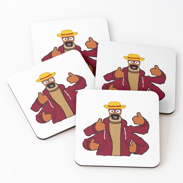 Item preview, The Muppets - Pepe The King Prawn In A Straw Hat designed and sold by Animals-by-JB.
