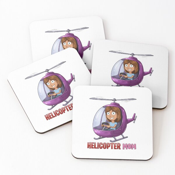 Item preview, Helicopter Mom Funny Cute Cartoon Parent Pun designed and sold by Murvel-Ink.
