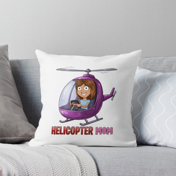 Item preview, Helicopter Mom Funny Cute Cartoon Parent Pun designed and sold by Murvel-Ink.