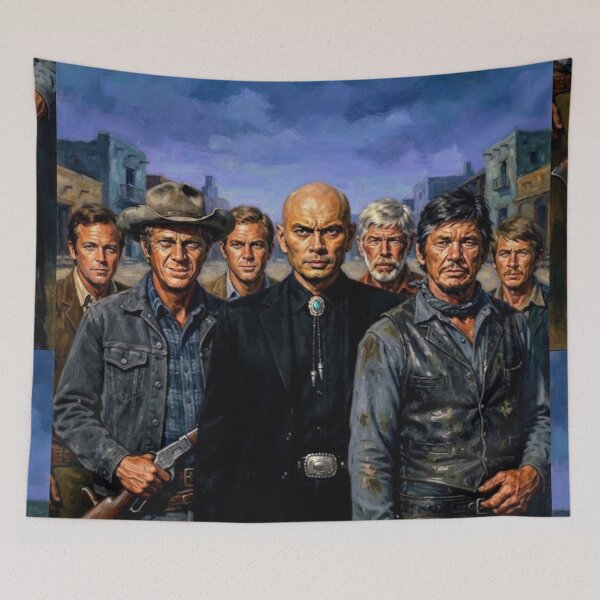 Item preview, The Magnificent Seven Fine Art Tribute designed and sold by Art's Diner.