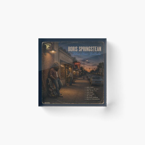 Item preview, Boris Springstean Classic Retro Album Parody designed and sold by MissTerryWoman.