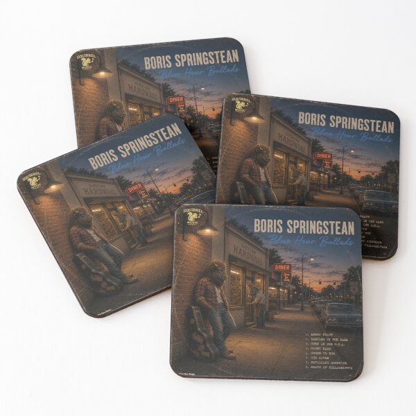 Item preview, Boris Springstean Classic Retro Album Parody designed and sold by MissTerryWoman.