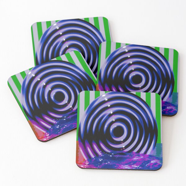 Item preview, Glossy Neon Vortex Portal designed and sold by bubblegoth.