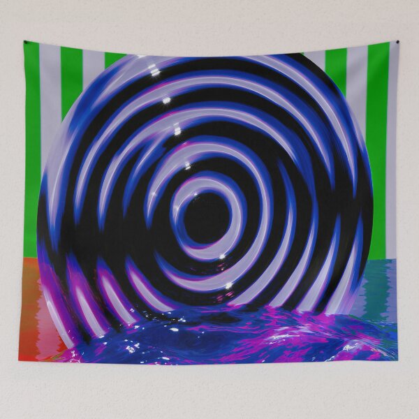 Item preview, Glossy Neon Vortex Portal designed and sold by bubblegoth.