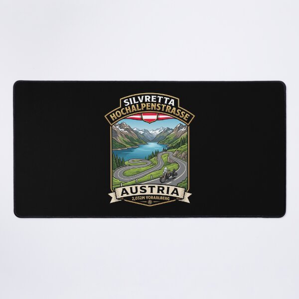 Item preview, Silvretta Hochalpenstraße Austria Road Trip Artwork designed and sold by enzoade.