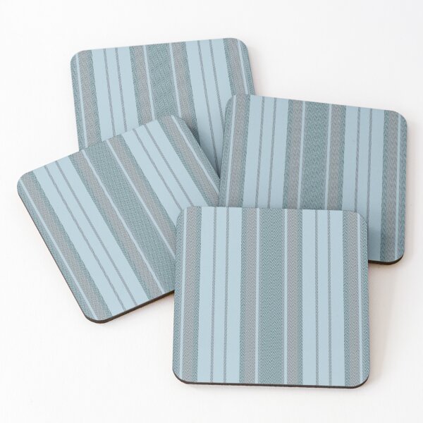 Item preview, Gray Azure Chevron Stripes designed and sold by KSimpson838.