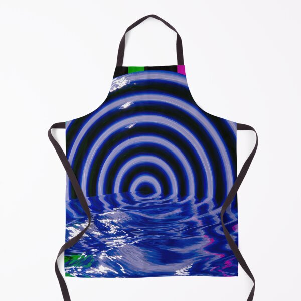Item preview, Neon Blue Portal Water Illusion designed and sold by bubblegoth.