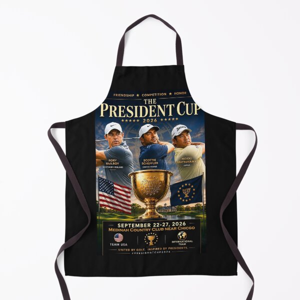 Item preview, THE PRESIDENTS CUP – 3 Top Golfers | McIlroy • Scheffler • Matsuyama designed and sold by DBM Photo Art 1.