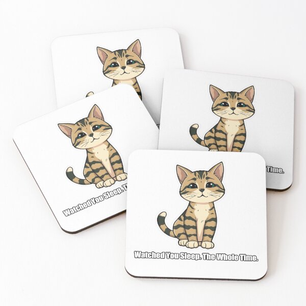 Item preview, Tabby Cat - Watched You Sleep The Whole Time - Funny Cat Gift designed and sold by pawdrops.