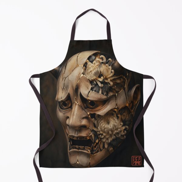 Item preview, Broken Hannya Mask | Japanese Horror Art designed and sold by kaxymax.