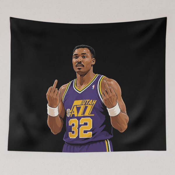 Item preview, Karl Malone Flipping the Bird designed and sold by unfamouzzz.