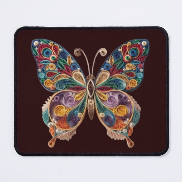 Item preview, Vibrant Quilled Paper Butterfly Art designed and sold by Color & Form.