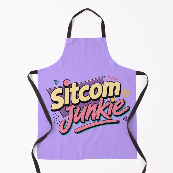 Item preview, Sitcom Junkie | Retro TV Show Lover 90s Typography Design designed and sold by TheStephanieRome.