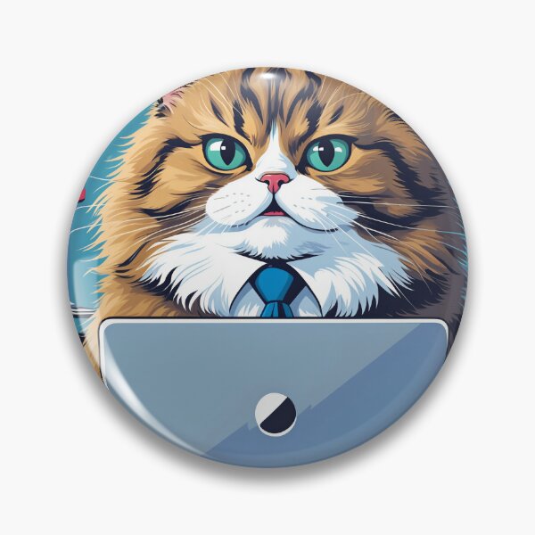 Item preview, Corporate Cat - Per My Last Email Funny Office Print designed and sold by NeuralAuraArts.
