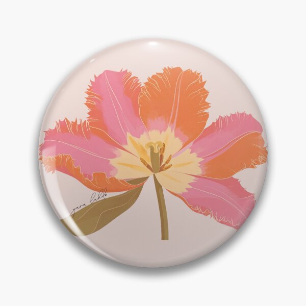 Aperçu de l'œuvre Tulipe rose orangé éclatant créée et vendue par yara.lahdo.