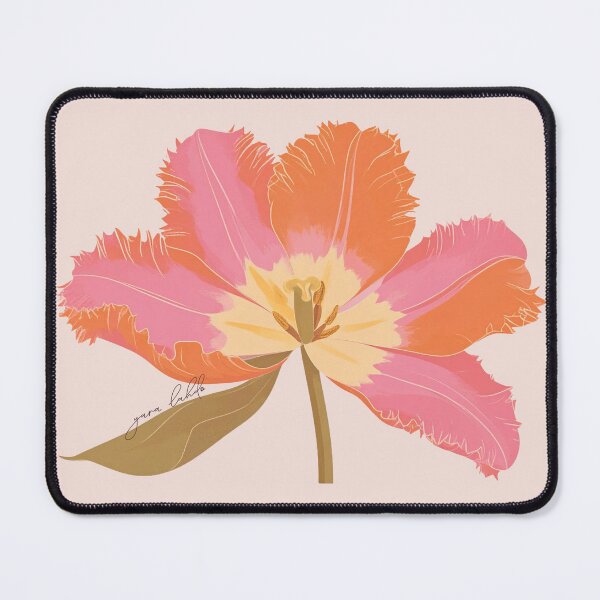 Item preview, Vibrant Pink Orange Tulip designed and sold by yara.lahdo.