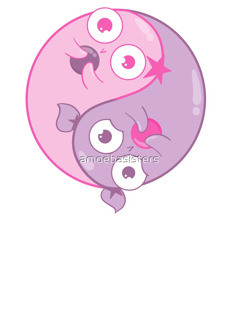 Thumbnail 2 of 2, Kids T-Shirt, Yin Yang Amoebas designed and sold by amoebasisters.