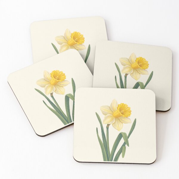 Item preview, Vintage Yellow Daffodil Flower Botanical Illustration designed and sold by Pasteltone.