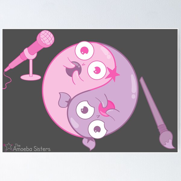 Item preview, Yin Yang Amoebas designed and sold by amoebasisters.