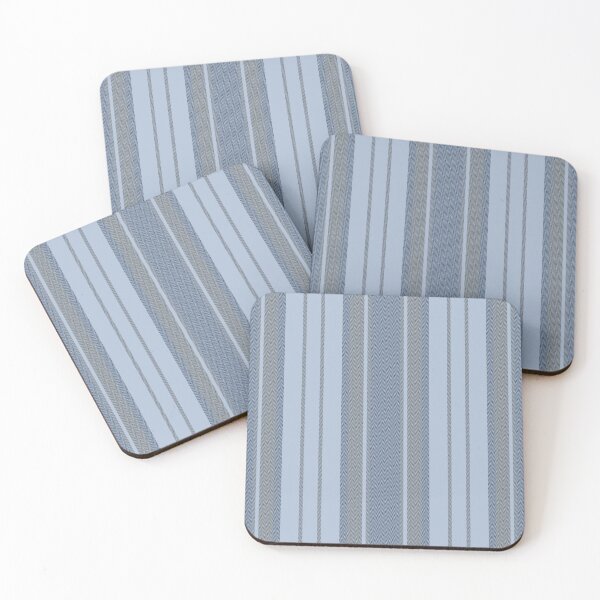 Item preview, Gray Blue Chevron Stripes designed and sold by KSimpson838.