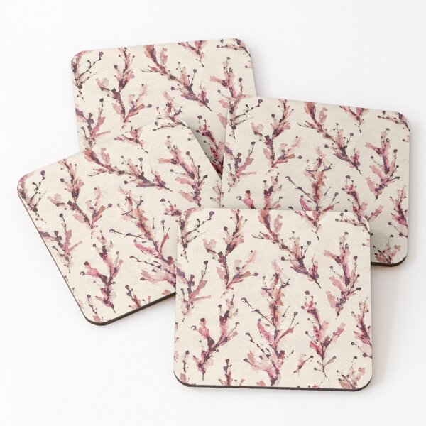 Item preview, Mauve Botanical Branch Seamless Pattern | Watercolor Twig Repeat for Fabric, Wallpaper & Home Decor designed and sold by SWSandraWechner.