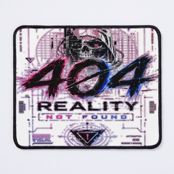 Item preview, 404: Reality Not Found | Futuristic Cyberpunk Neon Typography V.2 designed and sold by GooDShirTShop.