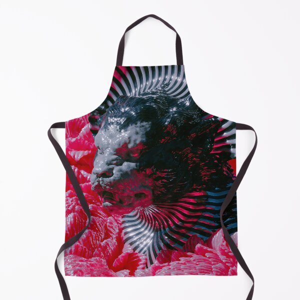 Artikelvorschau, Gothic Black Panther inmitten neonfarbener Blüten entworfen und verkauft von bubblegoth.