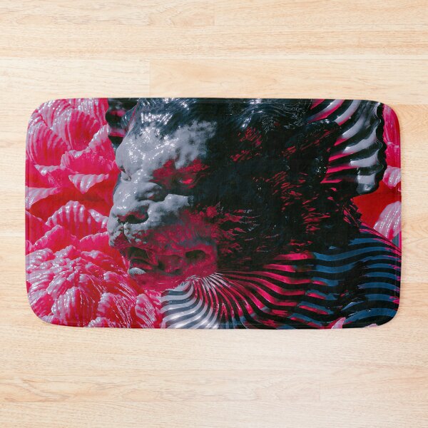 Item preview, Gothic Black Panther Among Neon Blooms designed and sold by bubblegoth.