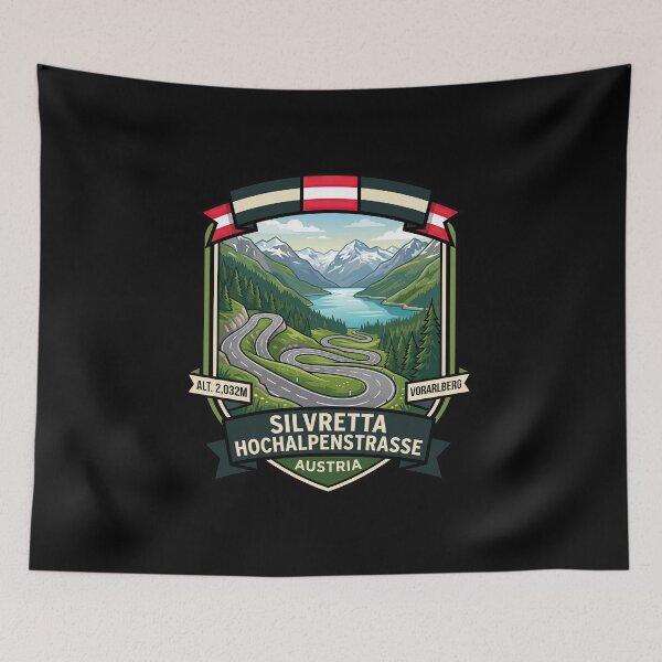 Item preview, Silvretta Hochalpenstraße Austrian Alps Adventure Design designed and sold by enzoade.