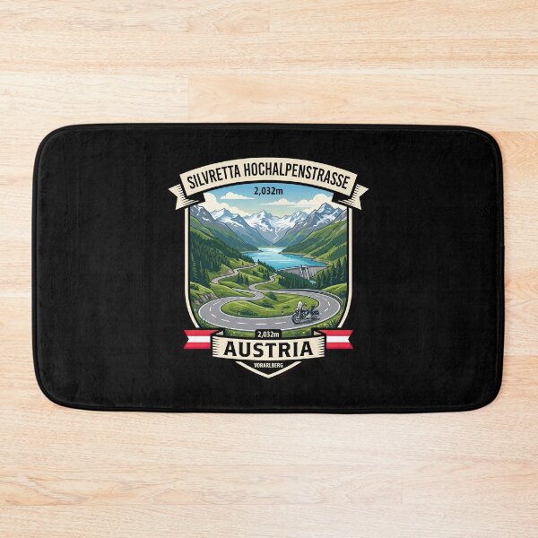 Item preview, Silvretta Hochalpenstraße Austria Scenic Alpine Road Graphic designed and sold by enzoade.