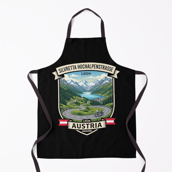Item preview, Silvretta Hochalpenstraße Austria Scenic Alpine Road Graphic designed and sold by enzoade.