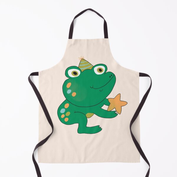 Item preview, Happy Birthday Frog Gifting Star (Green) designed and sold by yellowflowerhut.