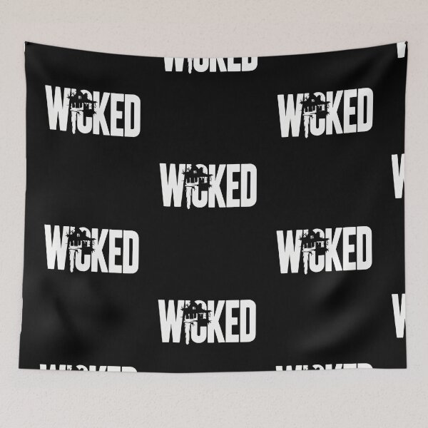 Item preview, Wicked Haunted House Halloween Horror Typography Shirt designed and sold by Raw Tigers.