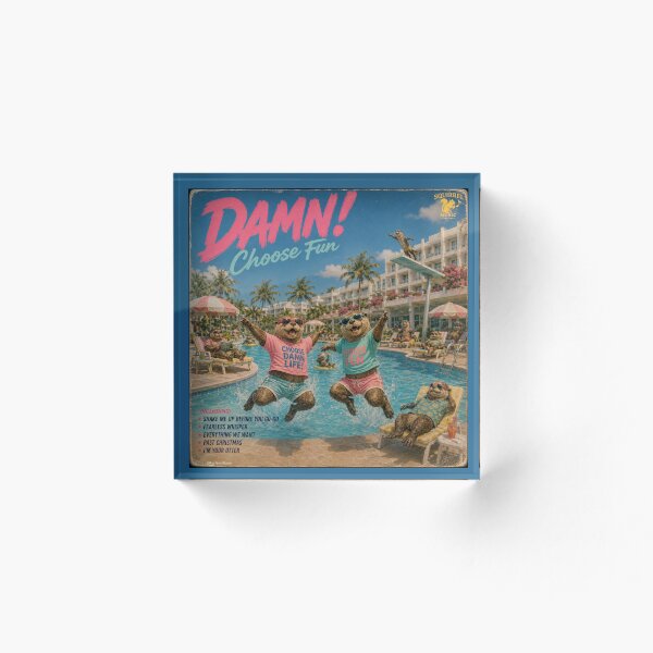 Item preview, Damn! 80s Classic Retro Album Parody designed and sold by MissTerryWoman.