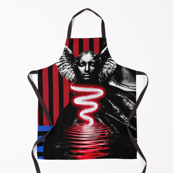 Item preview, Dark Gothic Angel Over Crimson Water designed and sold by bubblegoth.