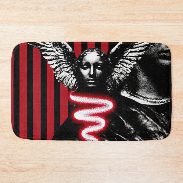 Item preview, Dark Gothic Angel Over Crimson Water designed and sold by bubblegoth.