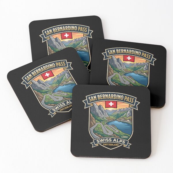 Item preview, San Bernardino Pass Swiss Scenic Pass Artwork designed and sold by enzoade.