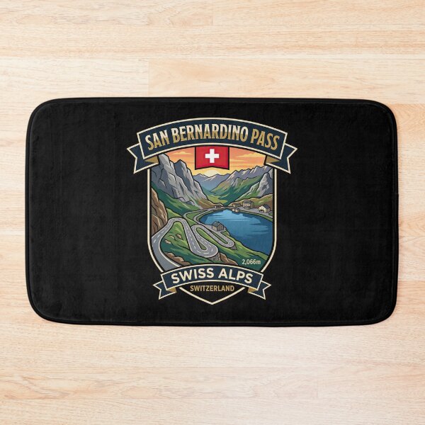 Item preview, San Bernardino Pass Swiss Scenic Pass Artwork designed and sold by enzoade.