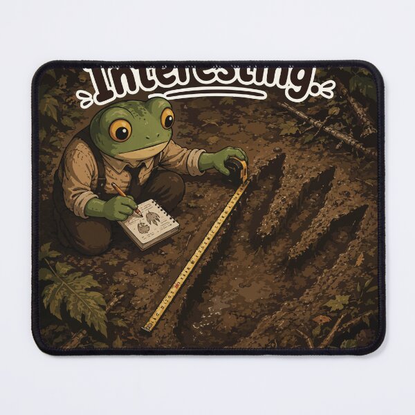 Item preview, Big Footprints Frog Sticker | Cozy Horror | Forest Investigation | Folk Horror | Cryptid Frog | Dark Whimsy designed and sold by SimplePoDesign.