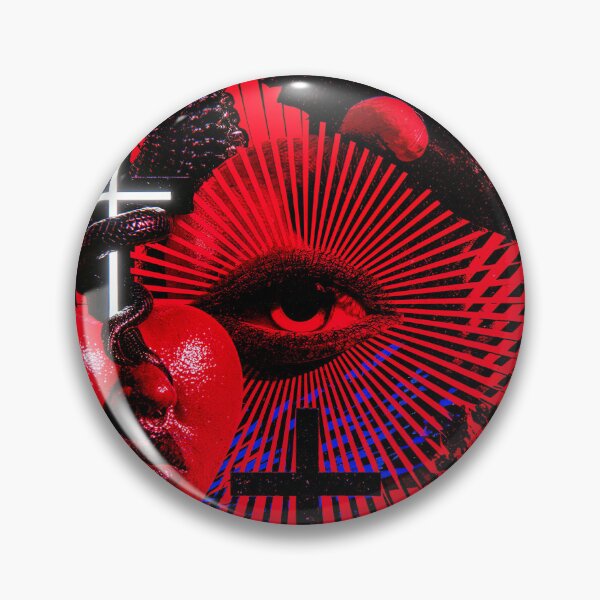 Item preview, Crimson Occult Eye Serpent Omen designed and sold by bubblegoth.