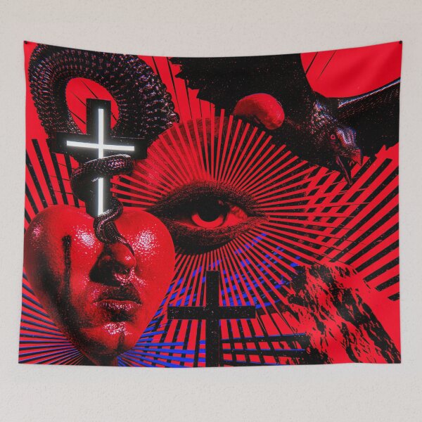 Item preview, Crimson Occult Eye Serpent Omen designed and sold by bubblegoth.